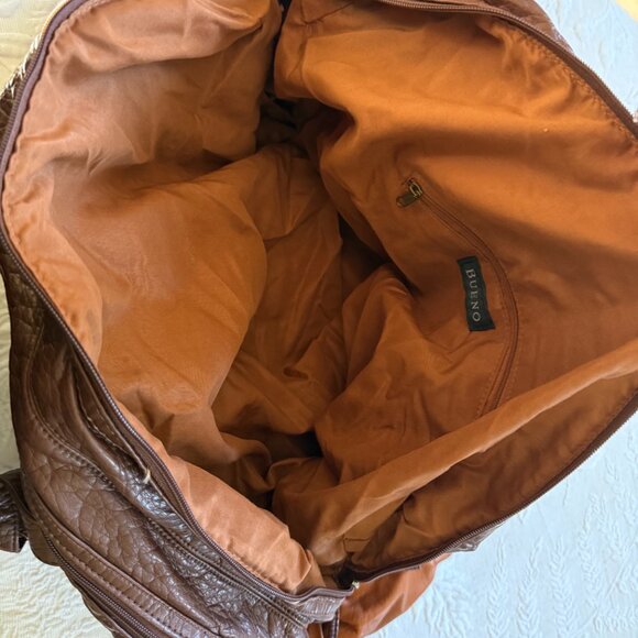 Slouchy Vegan leather duffle style bag - Picture 3 of 5